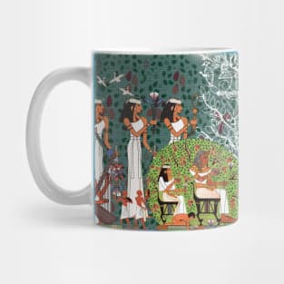 Ancient Egyptian Paradise "Tree Goddess" Mask Mug